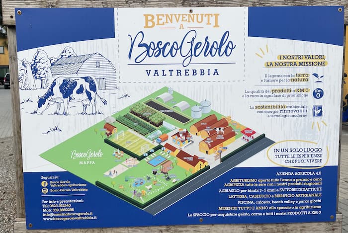 Azienda Bosco Gerolo cartello azienda